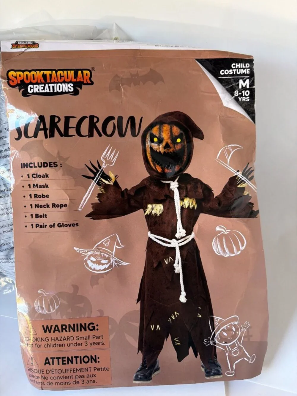 Spooktacular costume includes